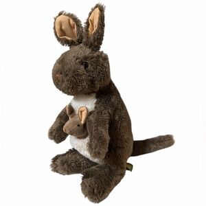Wild Republic Kangaroo With Joey Plush 12 in Brown Baby in Pouch Stuffed Animal